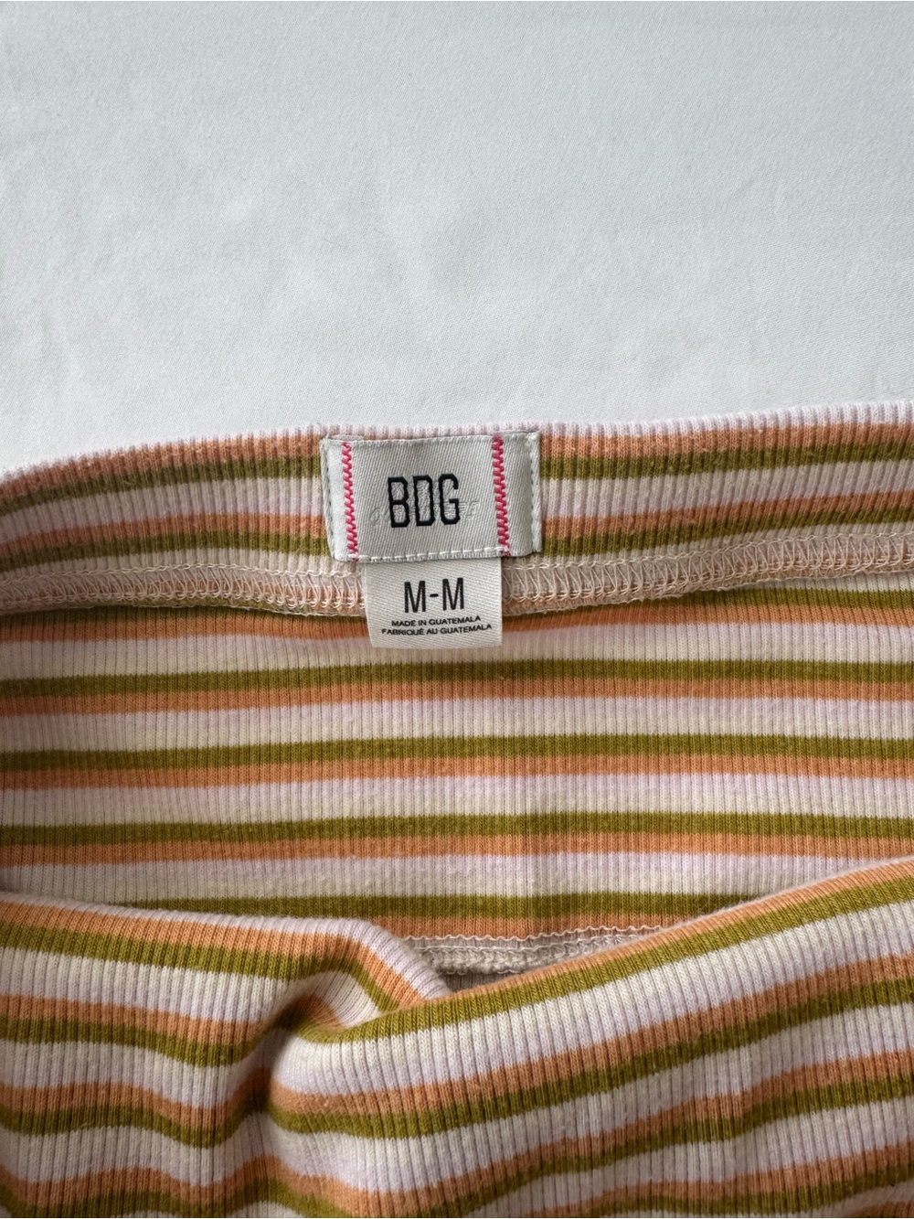 BDG Strapless Striped Tube Top - Size Medium - Picture 3 of 6